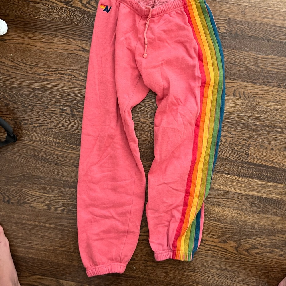 Aviator nation women’s five striped sweatpants